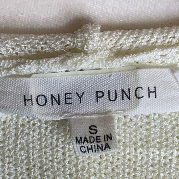Honey Punch knit star hooded sweater - Picture 8 of 10